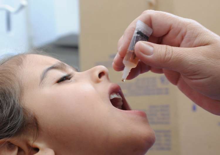 Campanha Nacional de Vacinação contra a Poliomielite acontecerá de 6 a 31 de agosto de 2018